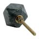 Forest Green Hexagon Stone Cabinet Knobs Online